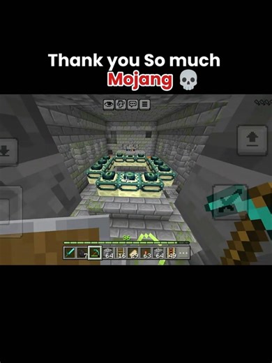 Minecraft lucky moment💀 |Minecraft memes |