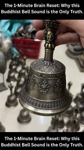 The 1-Minute Brain Reset: Why this Buddhist Bell Sound is the Only Truth.