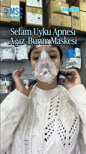 Ağızdan Nefes Alanlar İçin En İyi Çözüm: Sefam Ağız Burun Maskesi 🌬️
