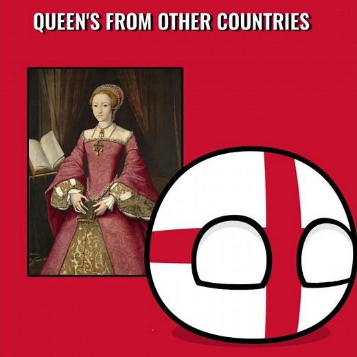 QUEEN'S from different countries 💯✨ || #countryballs #history #edit #education #viral