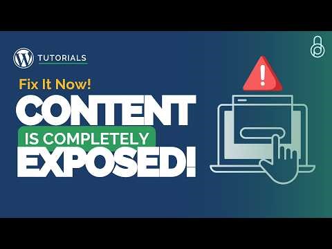 How to Protect WordPress Pages & Posts - PDA Full Walkthrough