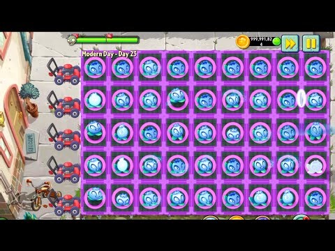 Plants Vs zombies 2 Max Level Electric Blueberry Vs All Zombies Gameplay Challenge | Pvz 2 Gameplay