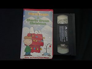 Opening To A Charlie Brown Christmas 2001 VHS