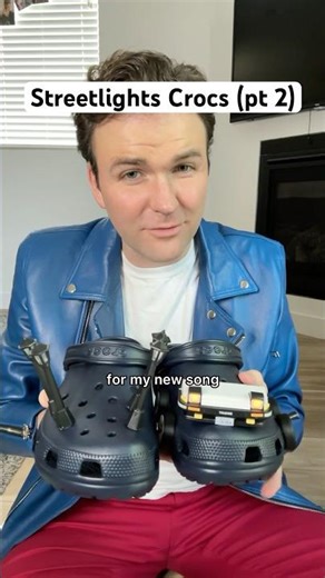 part 2 of making Crocs for my song Streetlights 🌃🐊