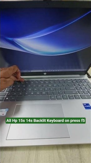 Laptop Me Keyboard light kaise on kare hp | how to turn on keyboard backlight hp #shorts