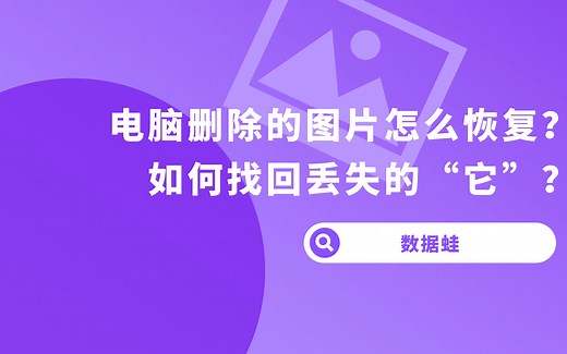 电脑删除的图片怎么恢复？如何找回丢失的“它”？