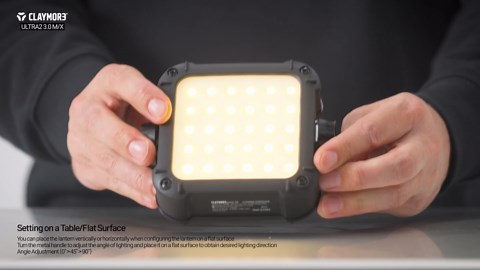 CLAYMORE Ultra2 3.0 (X-Large) - Outdoor Rechargeable LED Light for Camping, Tent, Backpacking, Emergency and Industrial Use. Waterproof, Portable Lantern with USB-C, Up to 80 Hours Battery Life.