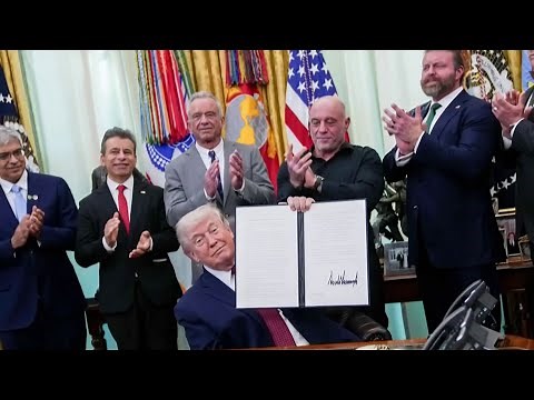 Trump signs order to speed up review of psychedelic drugs for mental health treatment