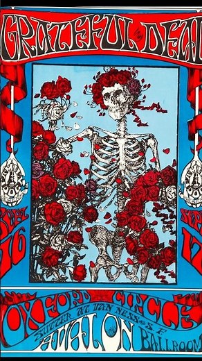 The Thrilling Art of Grateful Dead Concert Posters Scarlet Begonias #gratefuldead