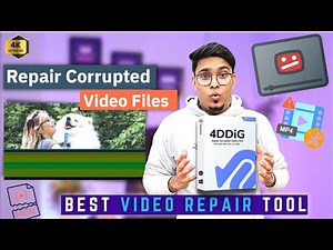How to fix unable to play video with the top file repair software 4DDiG 2023