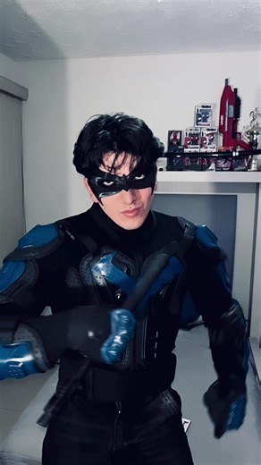 Cosplay de Batman y Nightwing con IA