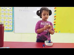 🎨🧵 PP1 Class Sec A | String Beads Activity | Fine Motor Skills & Fun Learning 🌟