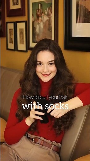 How to curl your hair with socks ❤️ | Easy Hair Tutorial
