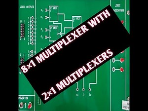 DESIGN AND REALIZATION OF 8:1 MULTIPLEXER WITH 2:1 MULTIPLEXERS