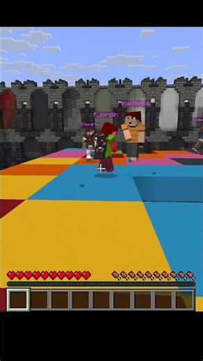 Hue hurtle minecraft minigame #minecraft #minigames