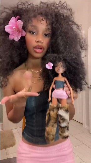 I MADE MYSELF INTO A DOLL!🤩 custom bratz doll?🤭 #fashion #dollcustomization #bratz