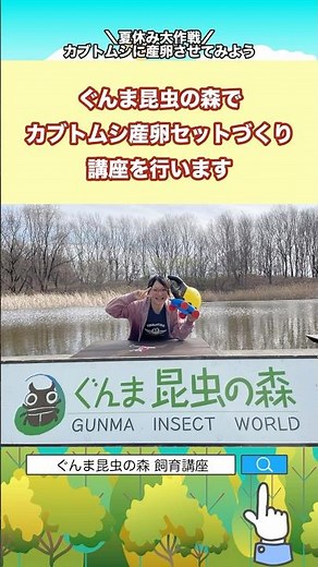 【告知】＼夏休み大作戦／カブトムシに産卵させてみよう！【ぐんま昆虫の森】 #カブトムシ #クワガタ #クワカブ #昆虫 #飼育方法 #イベント #夏休み