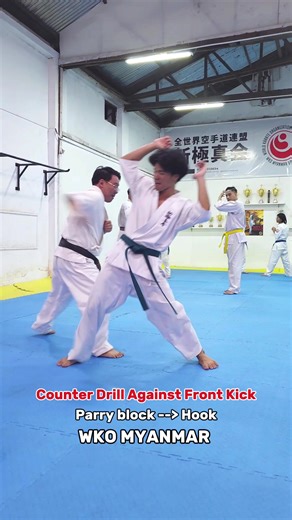Effective Counter Drill Against Front Kick Techniques