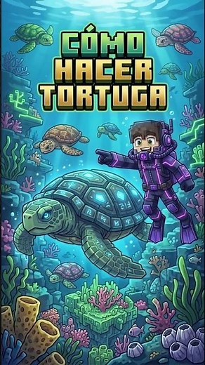 🐢 How to Make a Turtle in Minecraft