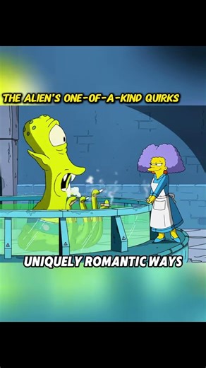 Selma's lover is an alien. #anime #animerecap #TheSimpsons