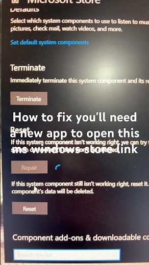 How to fix you'll need a new app to open this ms windows store link