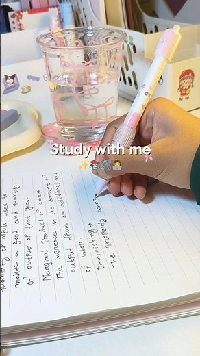 Productive study with me ✨🖇️📚 #studentlife #study #studyshorts #desk #fyp #studywithme #studyvlog