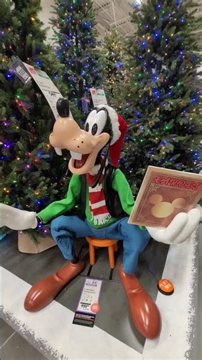 Disney4 ft. Animated Holiday Goofy A4 The Home Depot