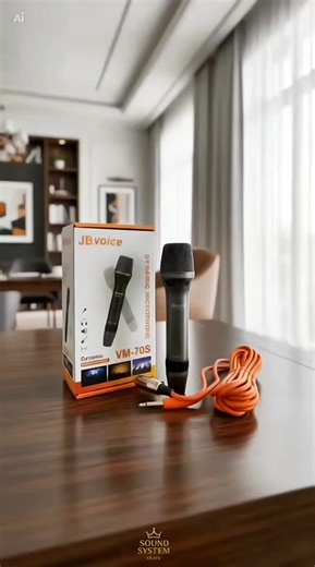 “Cari microphone kabel yang simpel tapi kualitasnya mantap? Ini dia JBVOICE VM-70S Dynamic Microphone. Suara jernih, fokus ke vokal, minim noise dan feedback. Tinggal colok, langsung pakai — tanpa baterai. Cocok untuk karaoke, masjid, MC, dan event kecil. Body metal kuat dan nyaman digenggam. JBVOICE VM-70S, suara jelas, harga bersahabat!” #soundrumahan #soundsystem #aksesorissoundsystem #soundhoregjawatimur #vocals