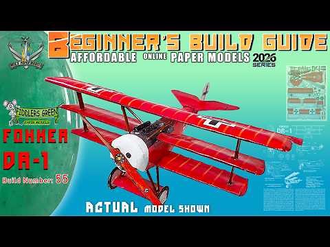 BEGINNERS GUIDE - HOW TO BUILD FIDDLERS GREEN MODEL FOKKER Dr.1