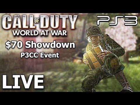 🔴LIVE P3CC WAW PS3 $70 TOURNAMENT