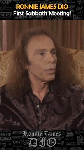 RONNIE JAMES DIO: First Sabbath Meeting! #dio #ronniejamesdio #heavymetal #rocknroll