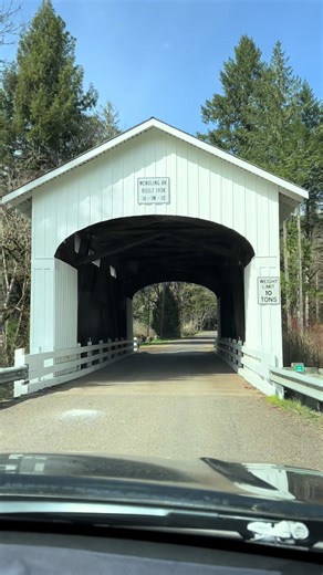 Wendling Covered Bridge in Lane County, Oregon. We love covered bridges! We have several covered bridge videos on our YouTube channel if you’d like to see some of the others we’ve been to! #travel #placestovisit #oregon #outdoors #pnw #pnwlife #relaxing #calm #peaceful #serenity #traveltiktok #coveredbridge #bridge #youtubersontiktok #beauty