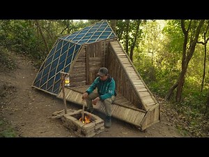 3Day Wildlife In Jungle Building Bamboo Cabin Warm House