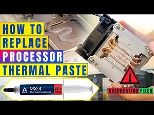How To Fix Processor Heat Problem Change Thermal Paste 2020