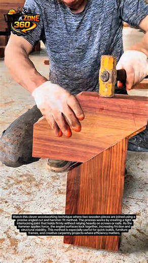 Insane Wood Joinery Trick You Need to Try! 🔥 Fast & Strong DIY Joint