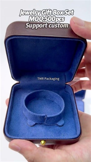Premium PU Leather Jewelry Box Set | Custom Packaging | MOQ 500pcs