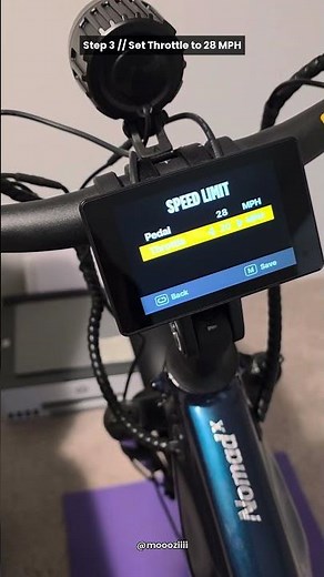 Velotric Nomad 2 E-Bike: Class 2 → Class 3 in 30 sec 🔓⚡ #velotric #nomad2 #ebike #class3