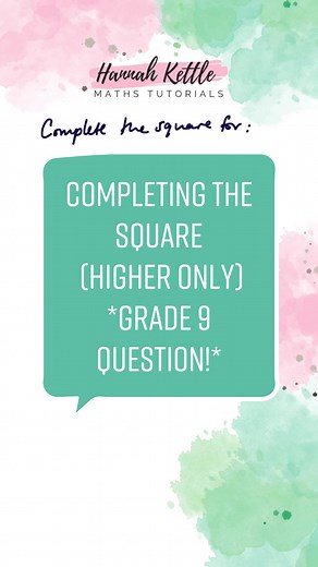 Completing the Square Method Explained for Grade 9 Math