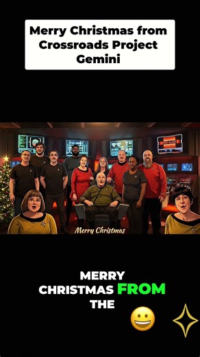 Merry Christmas from crossroads Project Gemini