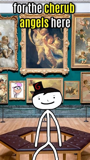 Why were Angels painted to look like Babies?