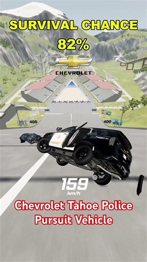 Chevrolet Tahoe PPV vs Impossible Survival Challenge. #policesuv #survivalchallenge