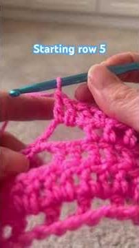 Crochet - call the midwife pattern - step 14: starting row 5