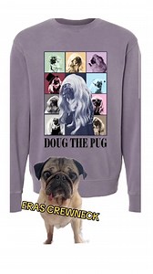 The King of Pop Culture has new merch and it’s on sale for the holiday weekend!!! Which design is your favorite? Tag a friend who needs something! Go to www.dougthepugstore.com (link in bio) and use code “HolidayWeekendSale” for 10% off everything in Doug’s merch store! #dougthepug #taylorswift #succession #thelittlemermaid #pugs #merch #sale | Doug The Pug