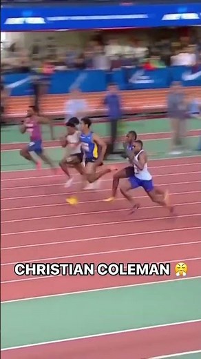 Christian Coleman is SPEED🏃‍♂️💨