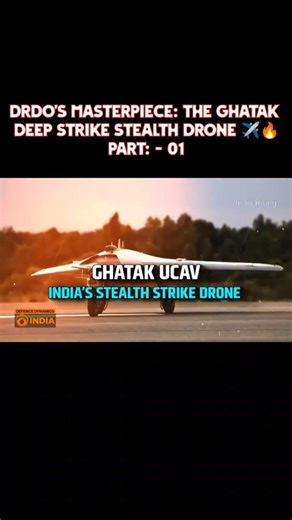 India's Stealth Strike Drone: The GHATAK UCAV Explained 🇮🇳 #iaf #defensenews #indiarising #drdo