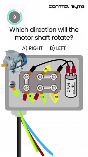 6.7K views · 93 reactions | Which direction will the motor shaft rotate? Single-phase motor #electric #automation #electricmotor #engineering #servodrive | ControlByte Automation | Facebook