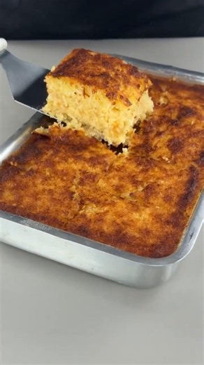 No Flour, Extra Moist Pineapple Cake! 🍍🍰 (Gluten-Free Secret) #shorts