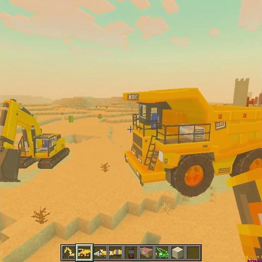 BUILDING A MINECRAFT HEAVY EQUIPMENT ARMY: EXCAVATORS & TRUCKS! 🏗️🚚