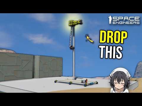 Bar Lock Gate vs Medieval Style Drill Battering Ram Test, Space Engineers