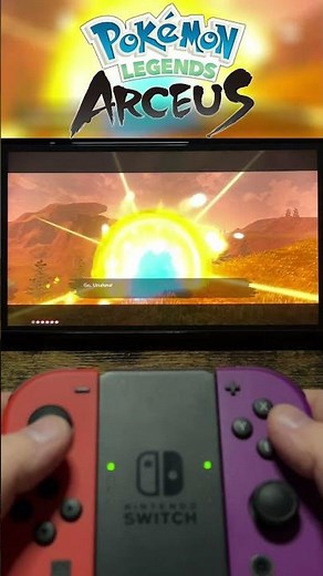 Pokemon Legends Arceus Nintendo Switch OLED Gameplay (Tabletop)